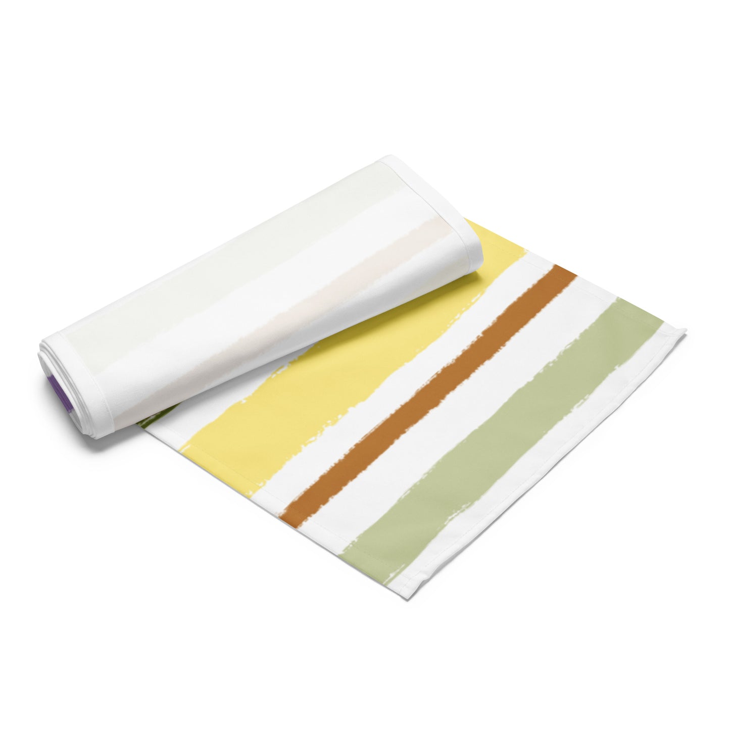 Table Runner with Hand-painted Brush Stroke Print | TRBS-1040