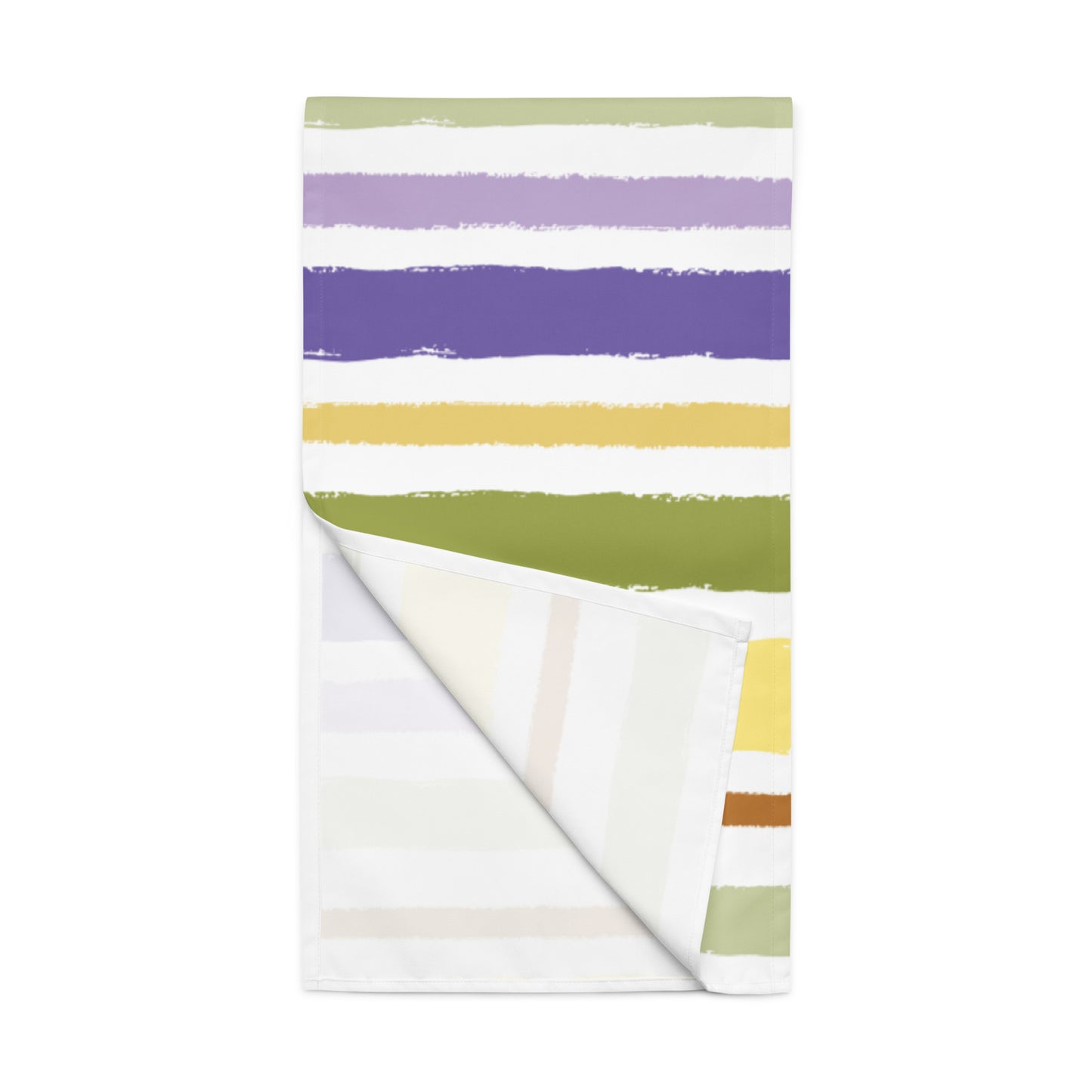 Table Runner with Hand-painted Brush Stroke Print | TRBS-1040