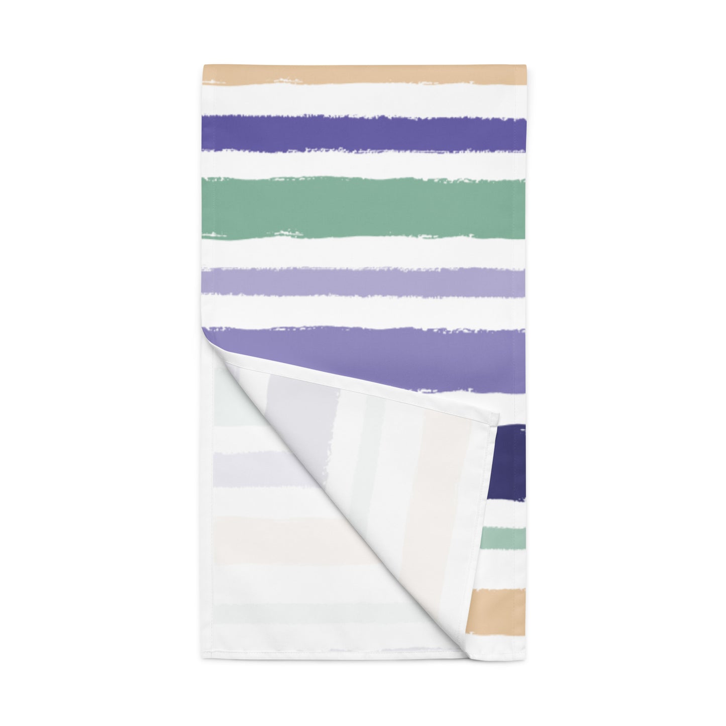Table Runner with Hand-painted Brush Stroke Print | TRBS-1090