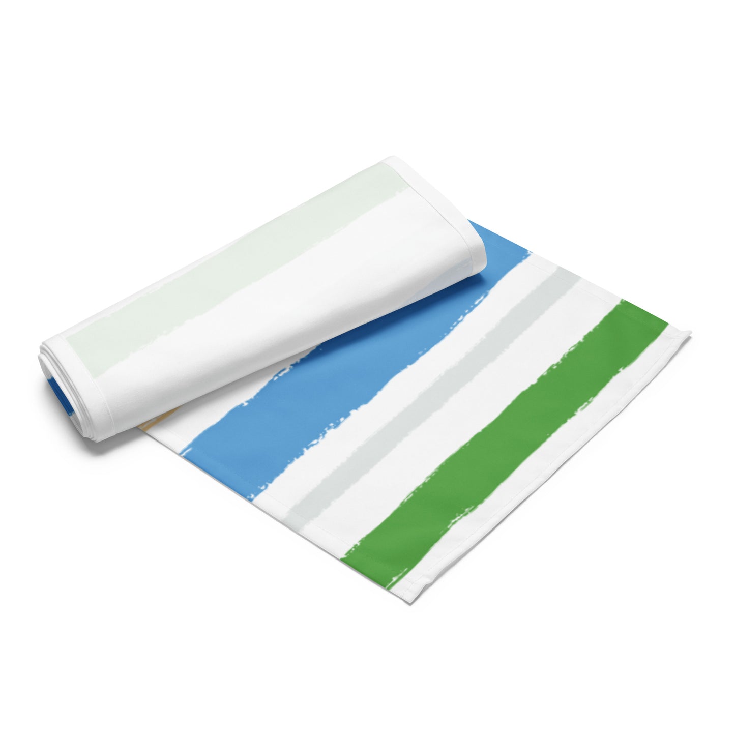 Table Runner with Hand-painted Brush Stroke Print | TRBS-1100