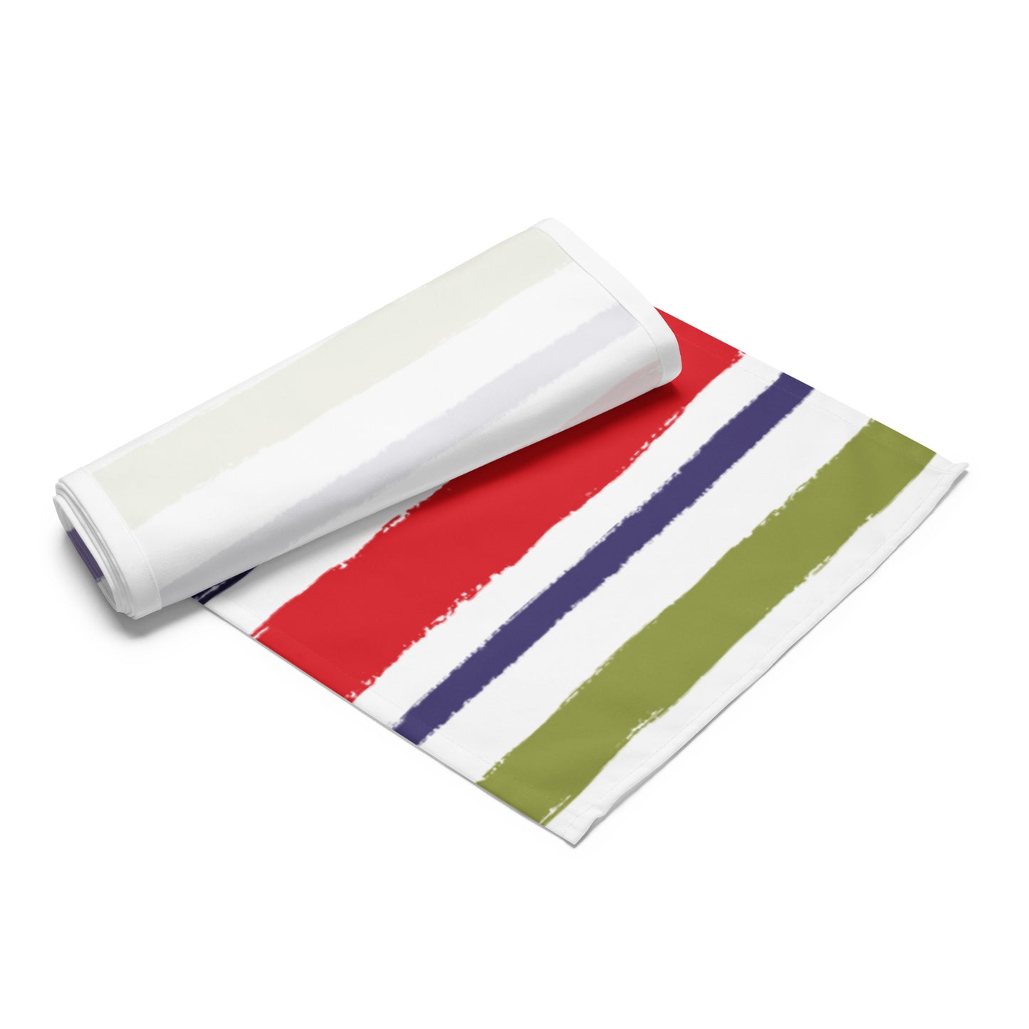 Table Runner with Hand-painted Brush Stroke Print | TRBS-1110