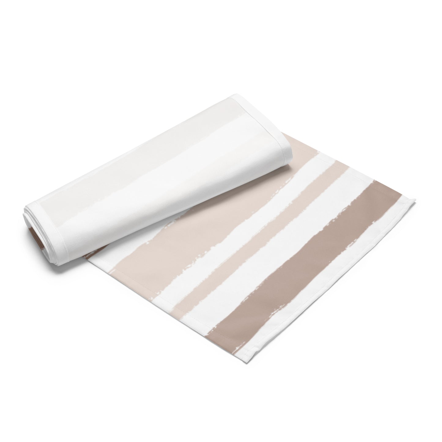 Table Runner with Hand-painted Brush Stroke Print | TRBS-1132