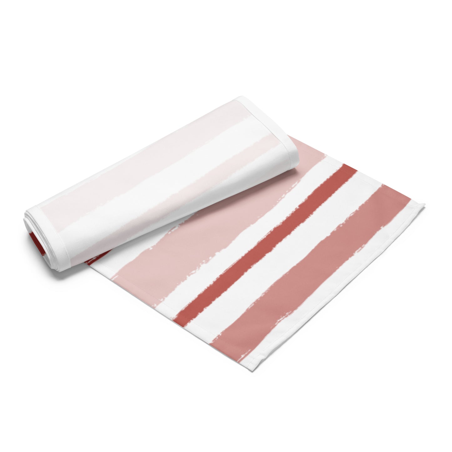 Table Runner with Hand-painted Brush Stroke Print | TRBS-1137
