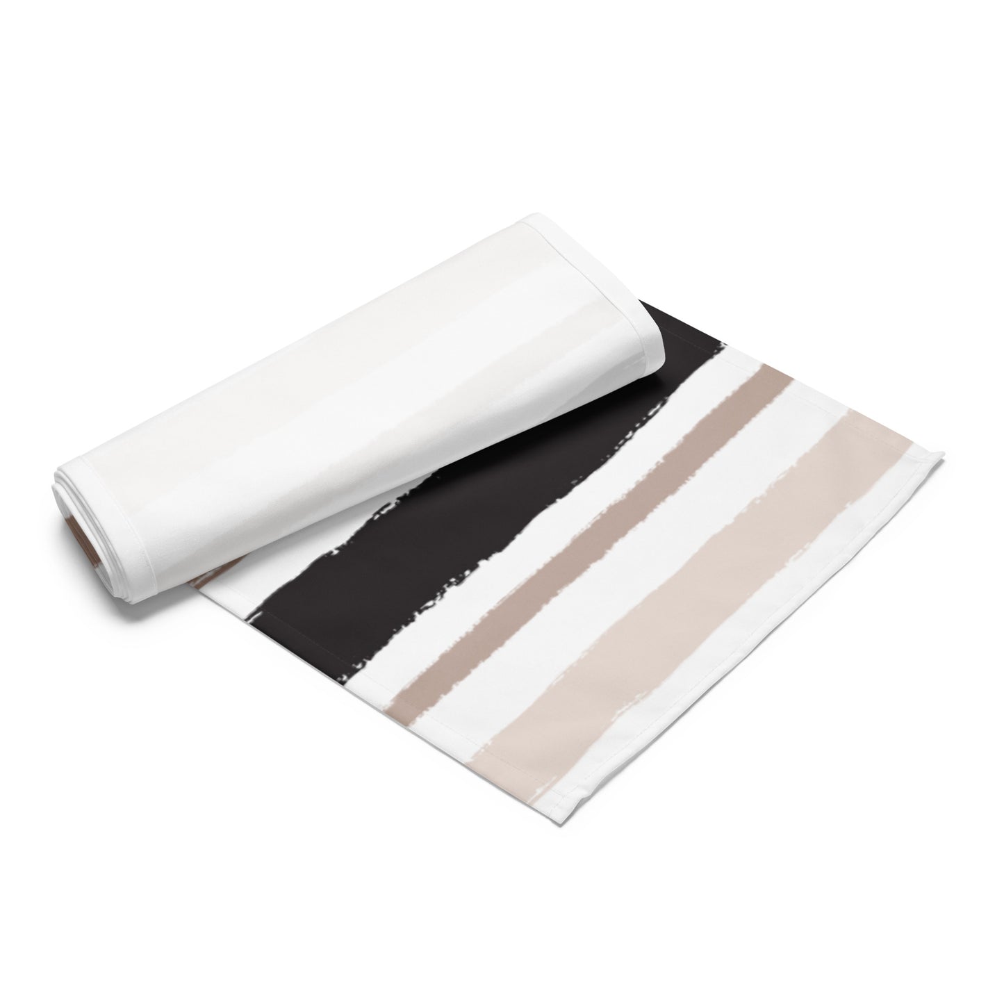 Table Runner with Hand-painted Brush Stroke Print | TRBS-1138