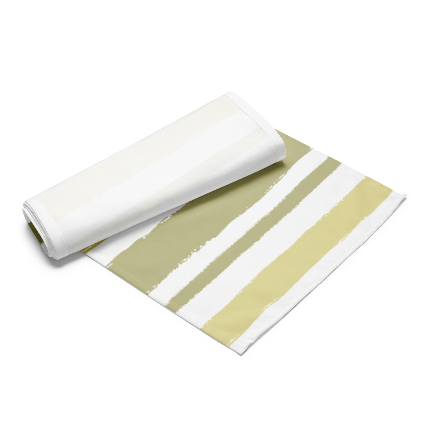 Table Runner with Hand-painted Brush Stroke Print | TRBS-1142
