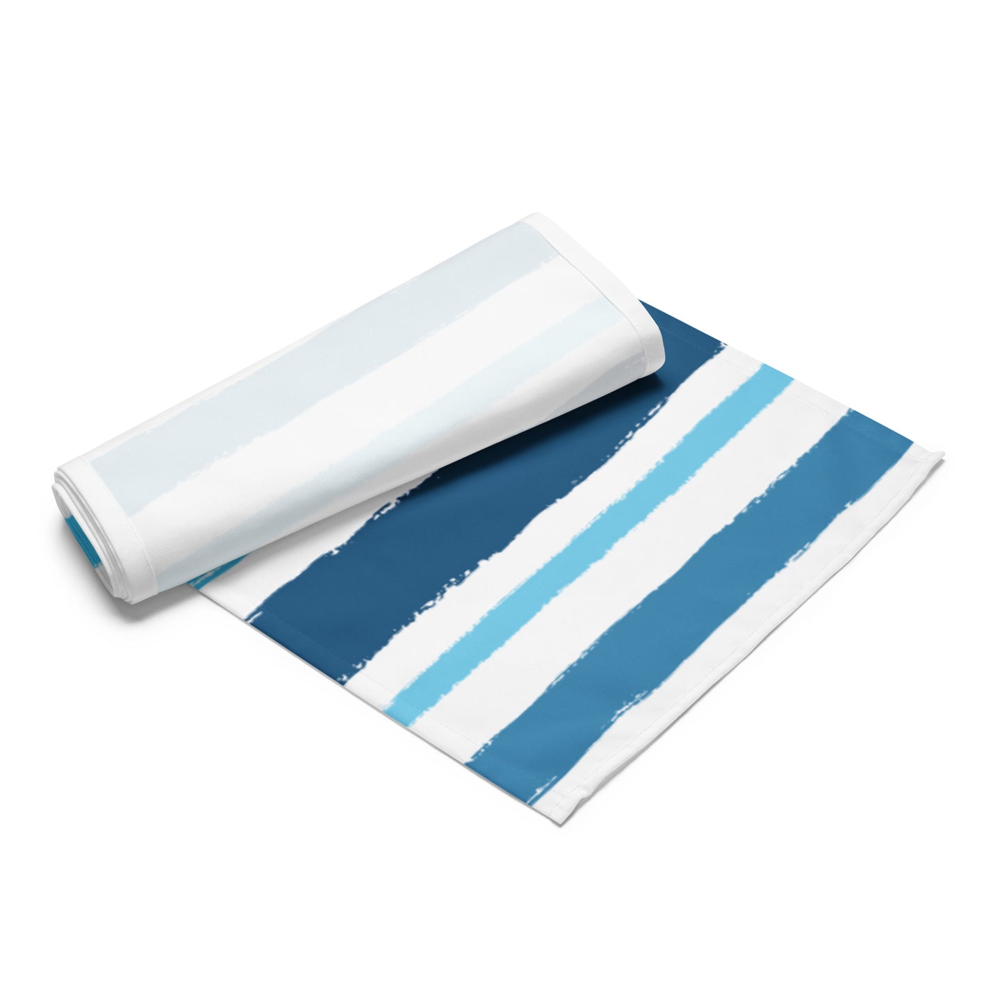 Table Runner with Hand-painted Brush Stroke Print | TRBS-1153