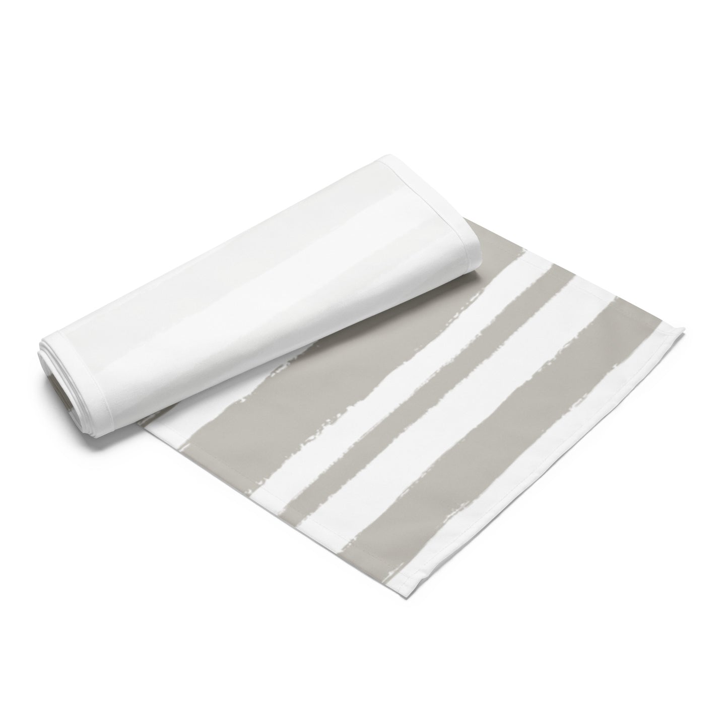 Table Runner with Hand-painted Brush Stroke Print | TRBS-1193