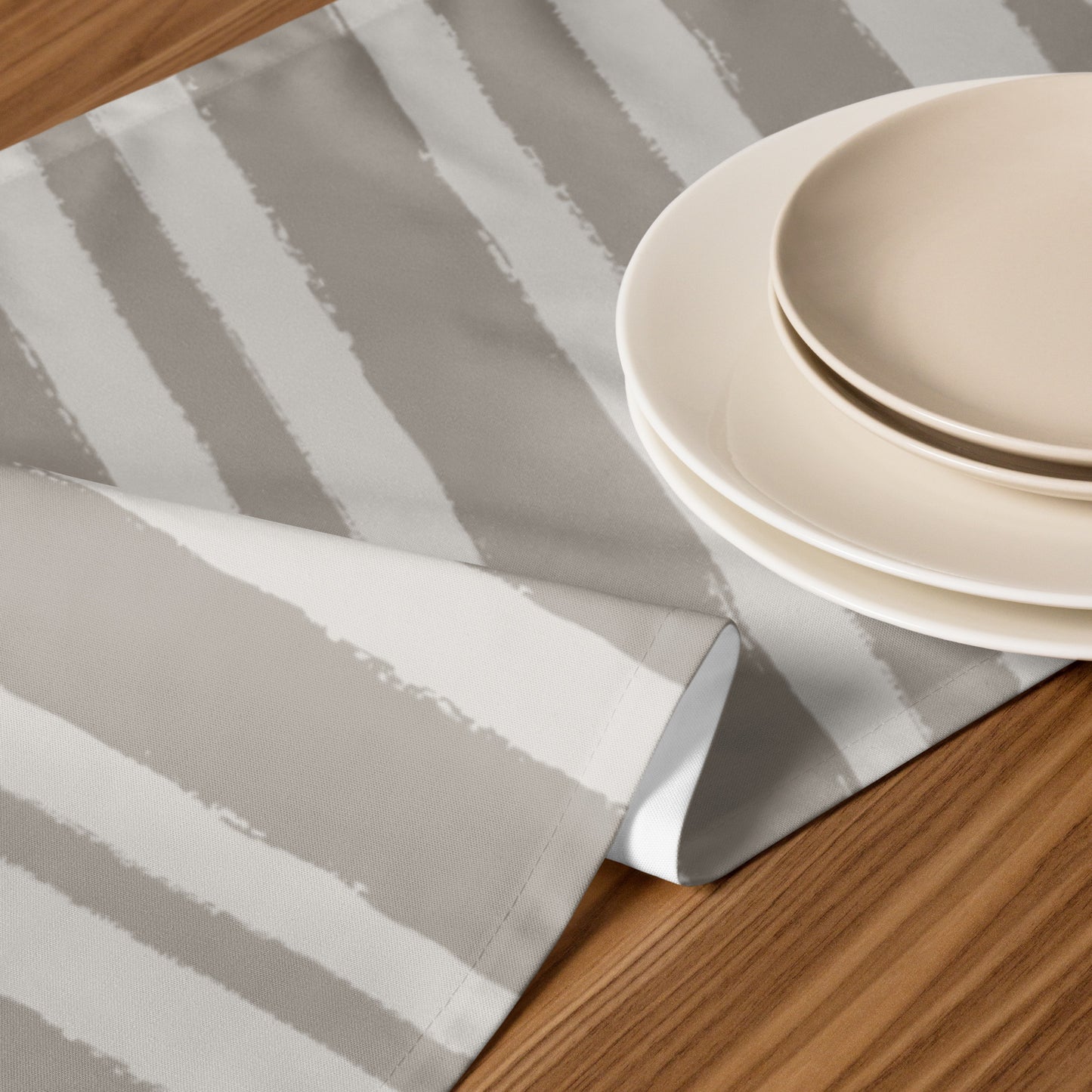 Table Runner with Hand-painted Brush Stroke Print | TRBS-1202