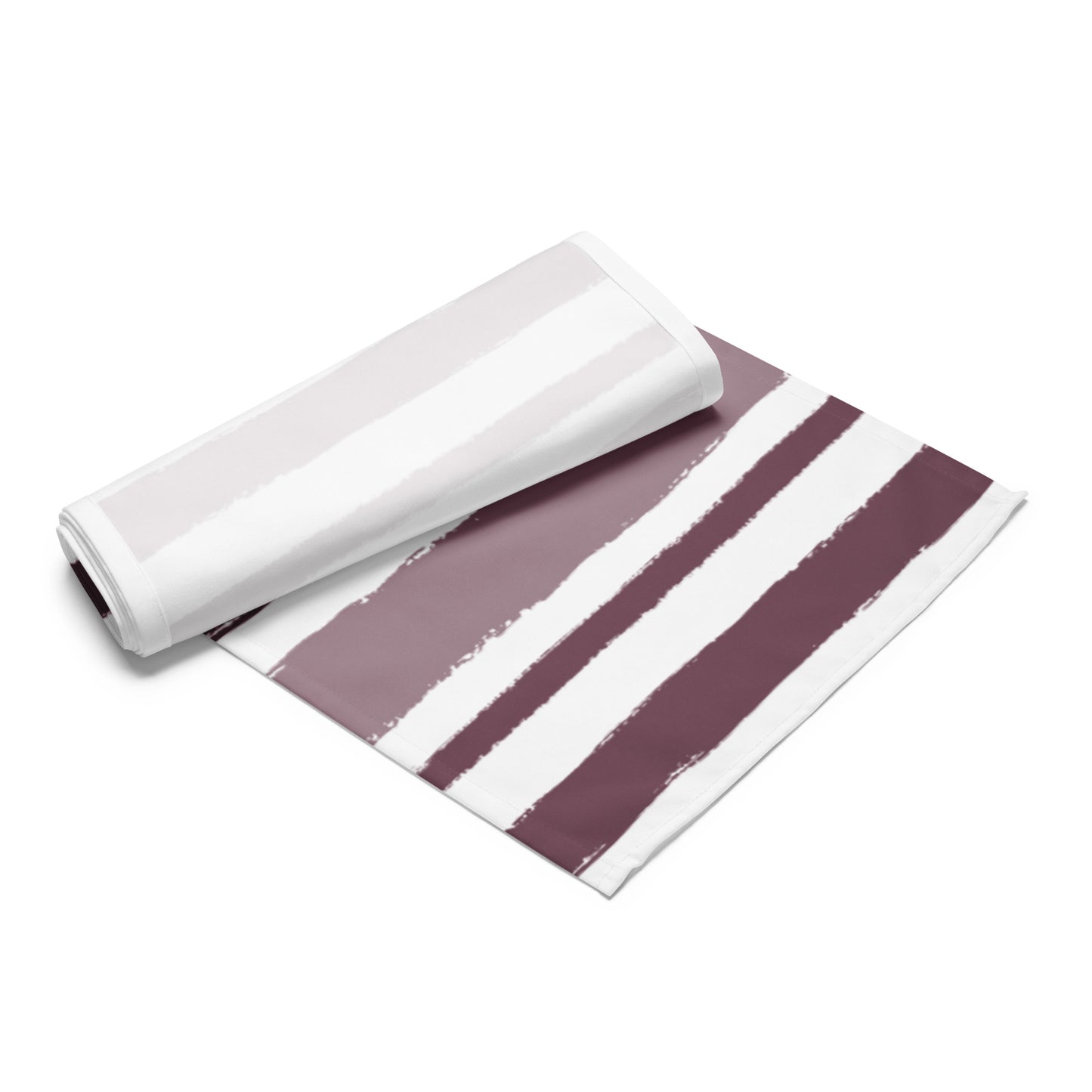 Table Runner with Hand-painted Brush Stroke Print | TRBS-1211