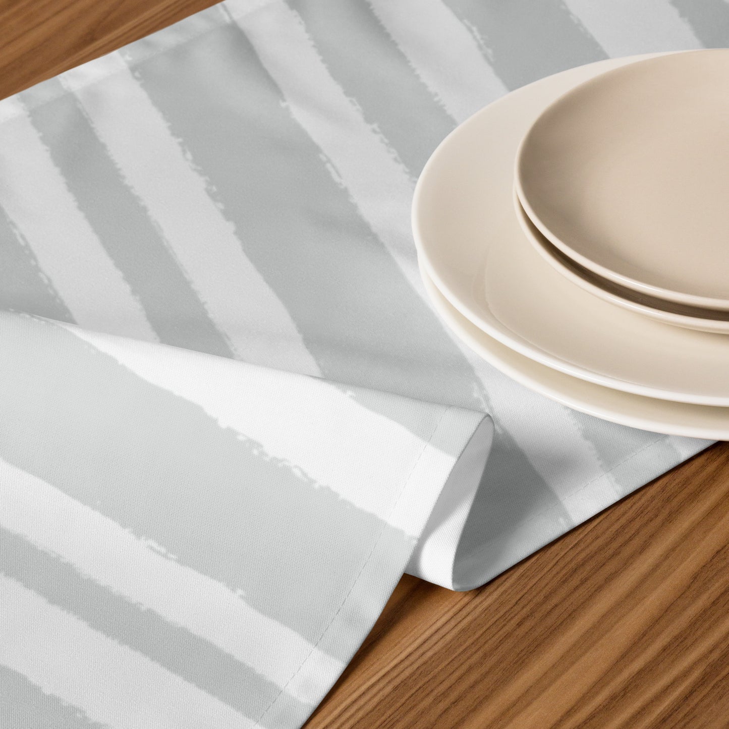 Table Runner with Hand-painted Brush Stroke Print | TRBS-1214