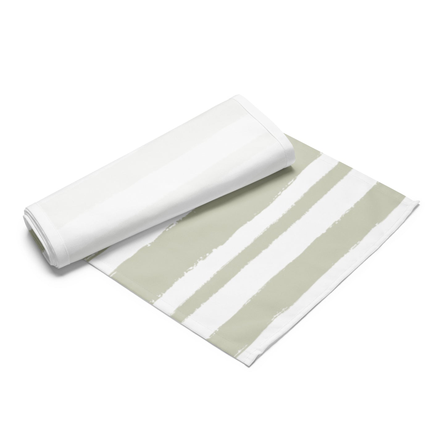 Table Runner with Hand-painted Brush Stroke Print | TRBS-1241