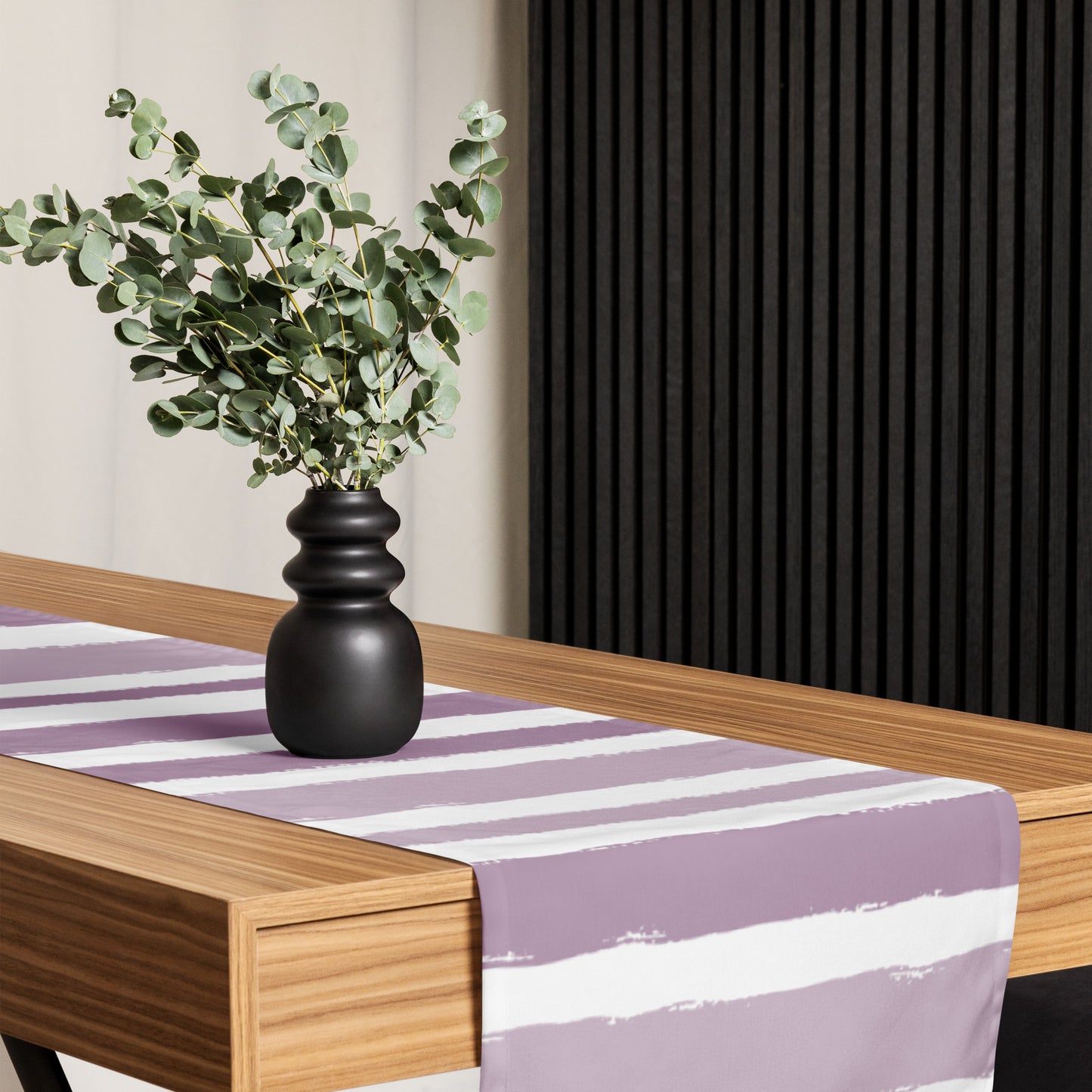 Table Runner with Hand-painted Brush Stroke Print | TRBS-1252