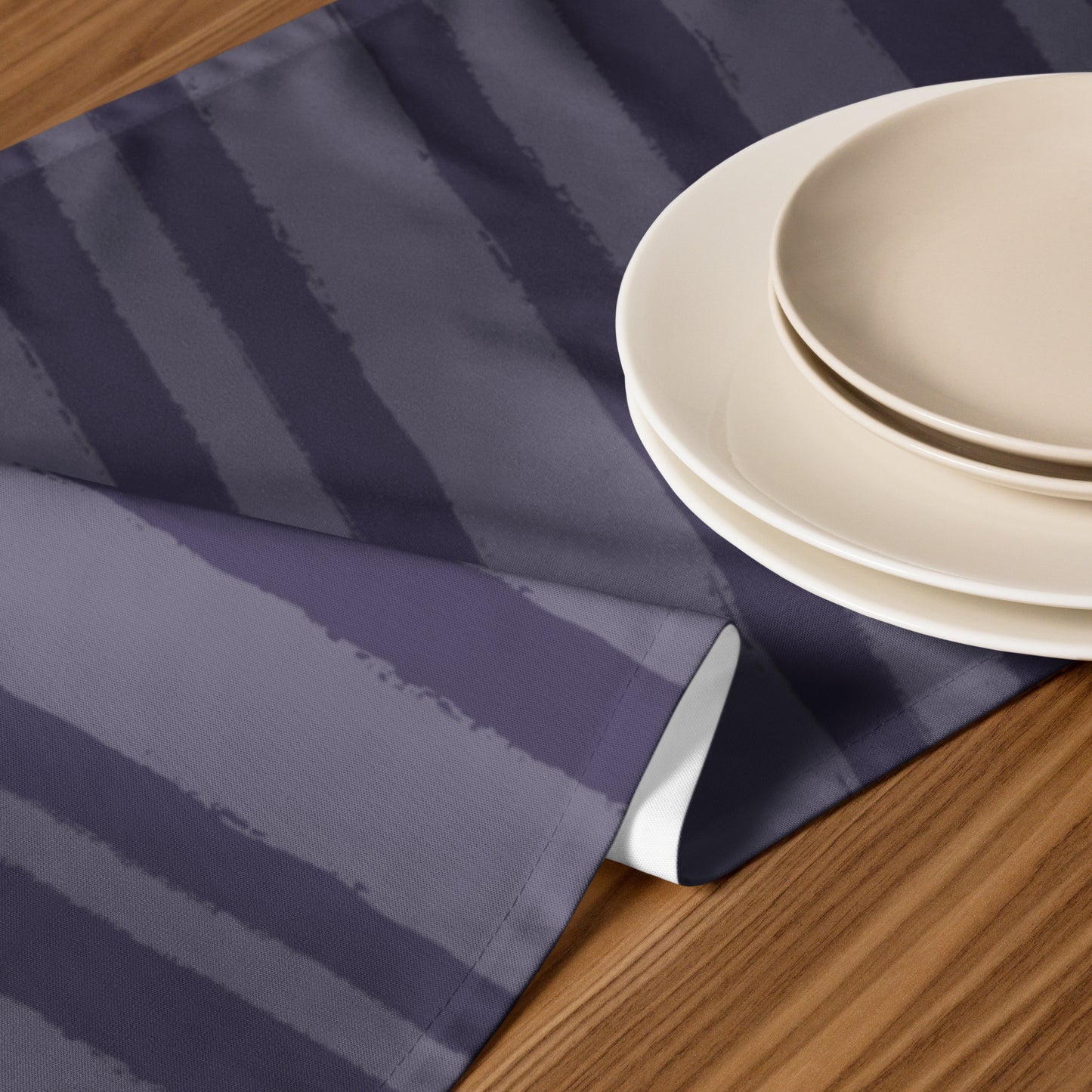 Table Runner with Hand-painted Brush Stroke Print | TRBS-1261