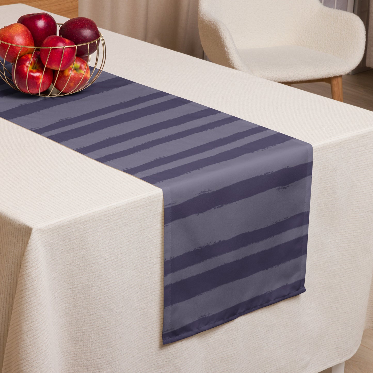 Table Runner with Hand-painted Brush Stroke Print | TRBS-1261