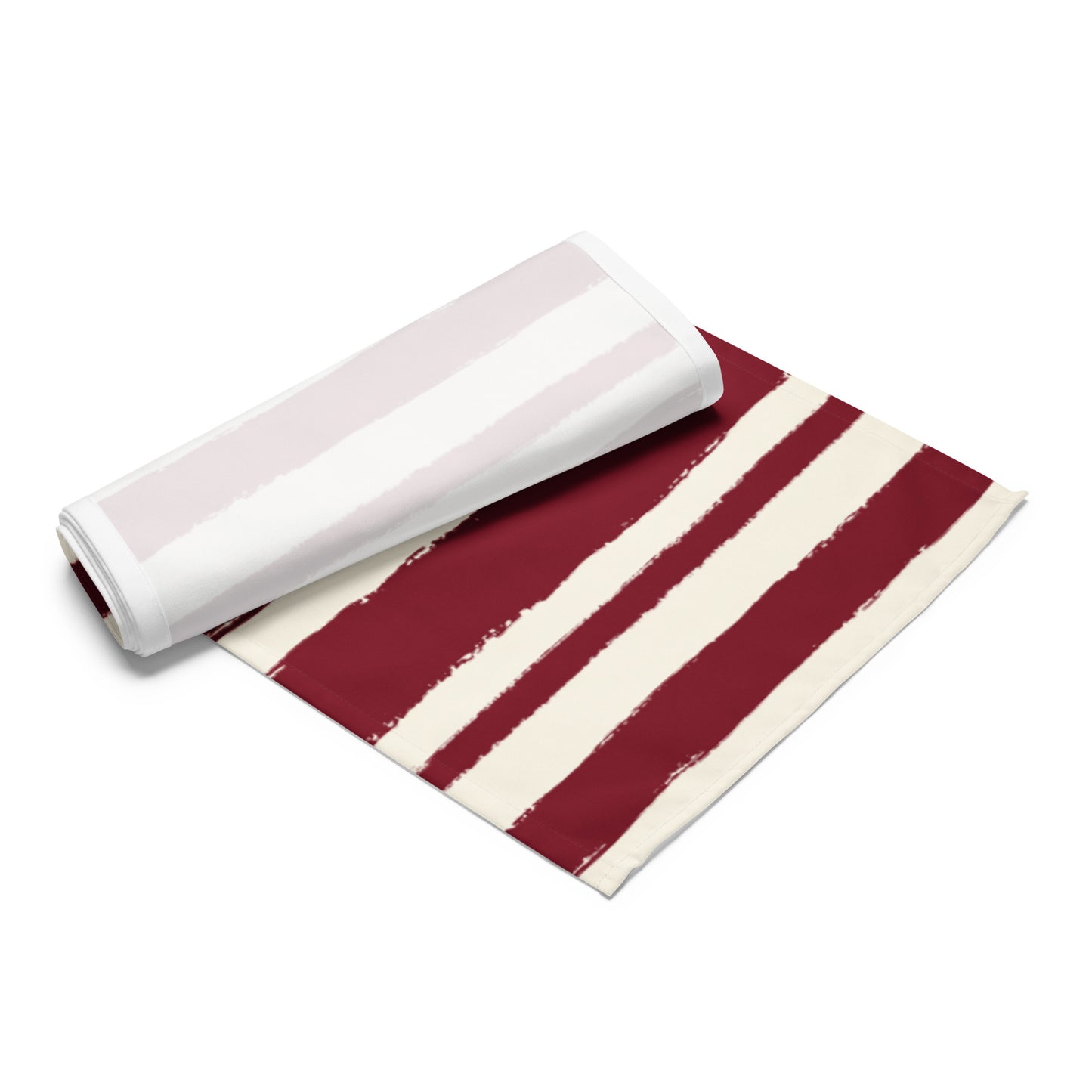 Table Runner with Hand-painted Brush Stroke Print | TRBS-1283