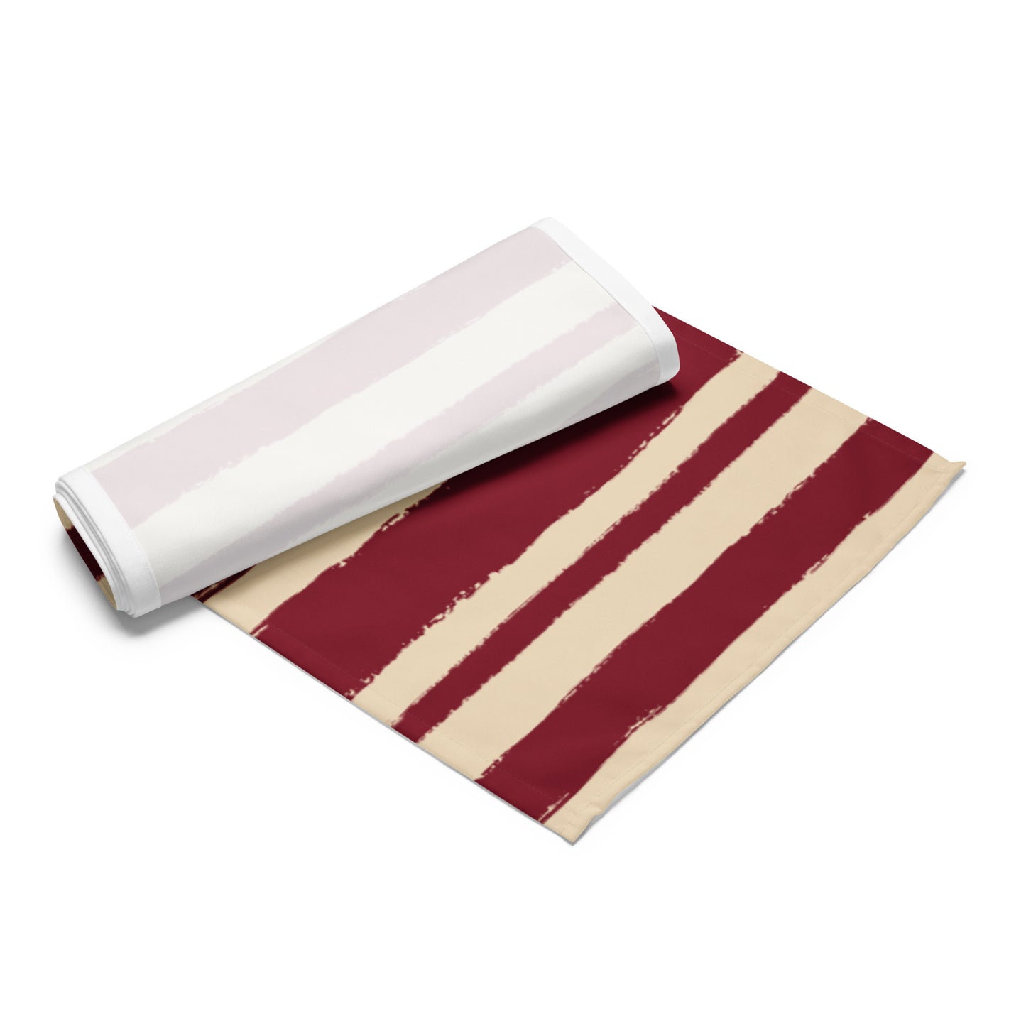 Table Runner with Hand-painted Brush Stroke Print | TRBS-1285
