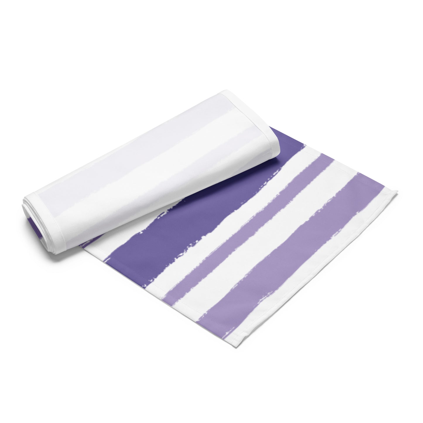 Table Runner with Hand-painted Brush Stroke Print | TRBS-1382