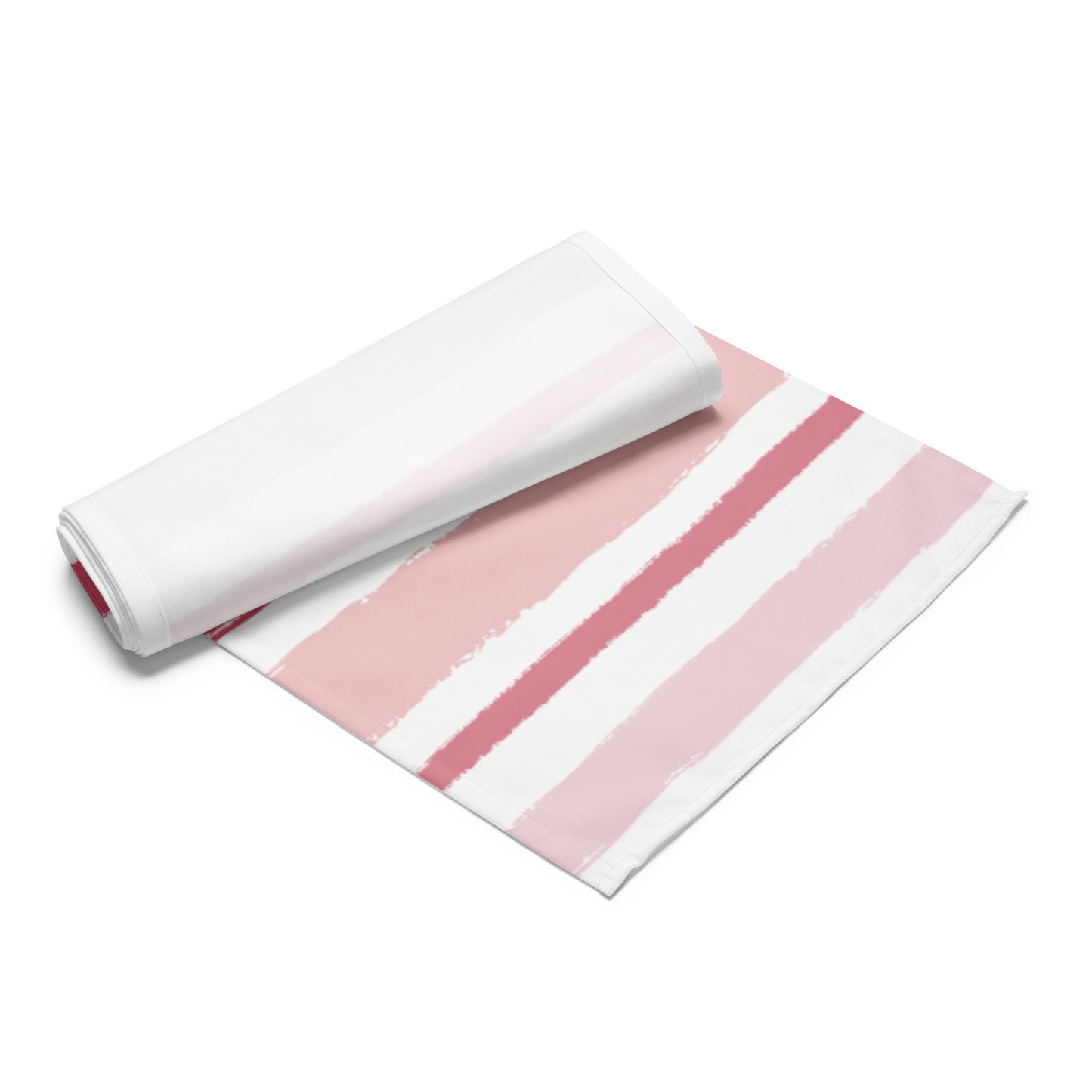Table Runner with Hand-painted Brush Stroke Print | TRBS-1383