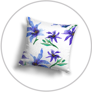 Fine Art Watercolor Cushions