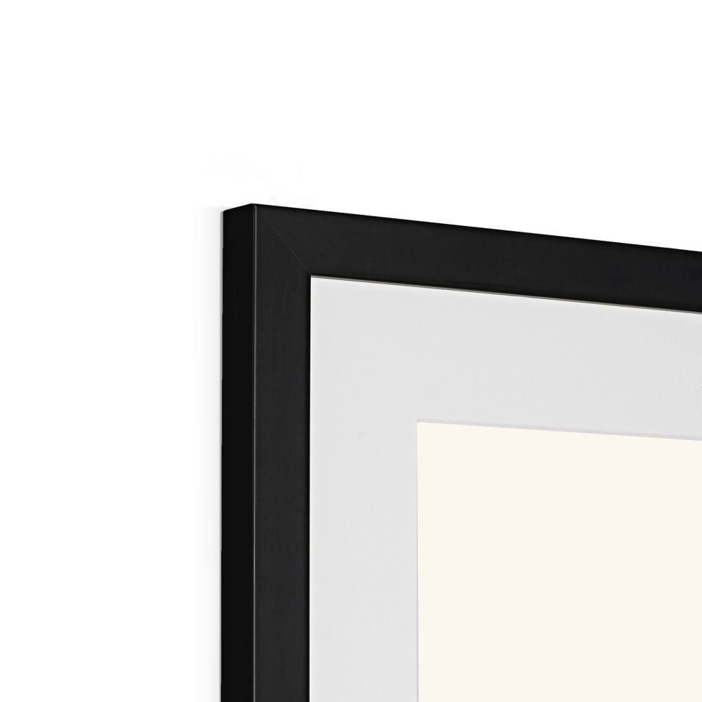 Framed Graphic Art Print, White Mat - 6x8, 8x12, 11x14, 12x16, 16x20, 18x24, 20x28 inches | FPV-1230-7694