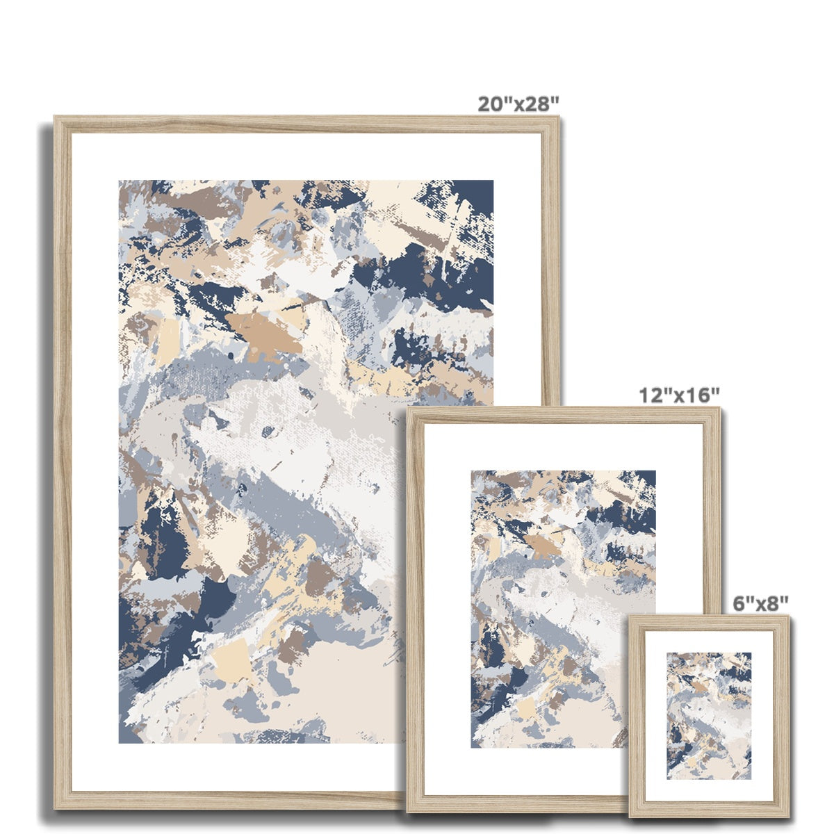 Framed Graphic Art Print, White Mat - 6x8, 8x12, 11x14, 12x16, 16x20, 18x24, 20x28 inches | FPV-1160-7689