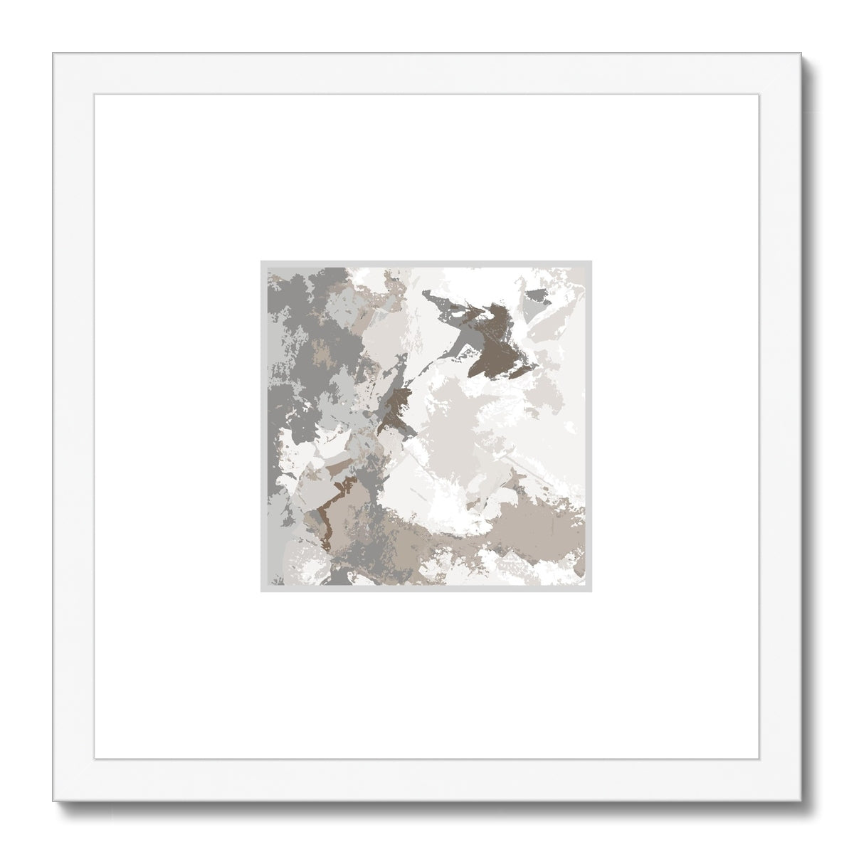 Framed Graphic Art Print, Faux Mat - 12x12 inches | FMS-1170-7691
