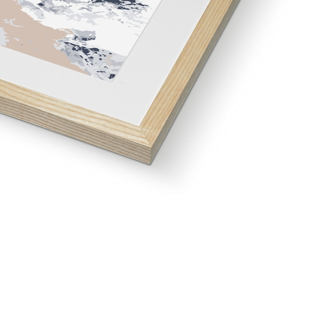 Framed Graphic Art Print, White Mat - 8x8 12x12 16x16 20x20 24x24 28x28 inches | FPS-1220-7695