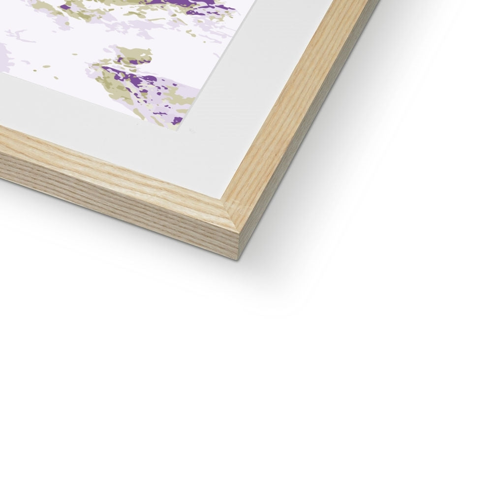 Framed Graphic Art Print, White Mat - 8x8 12x12 16x16 20x20 24x24 28x28 inches | FPS-1250-7695