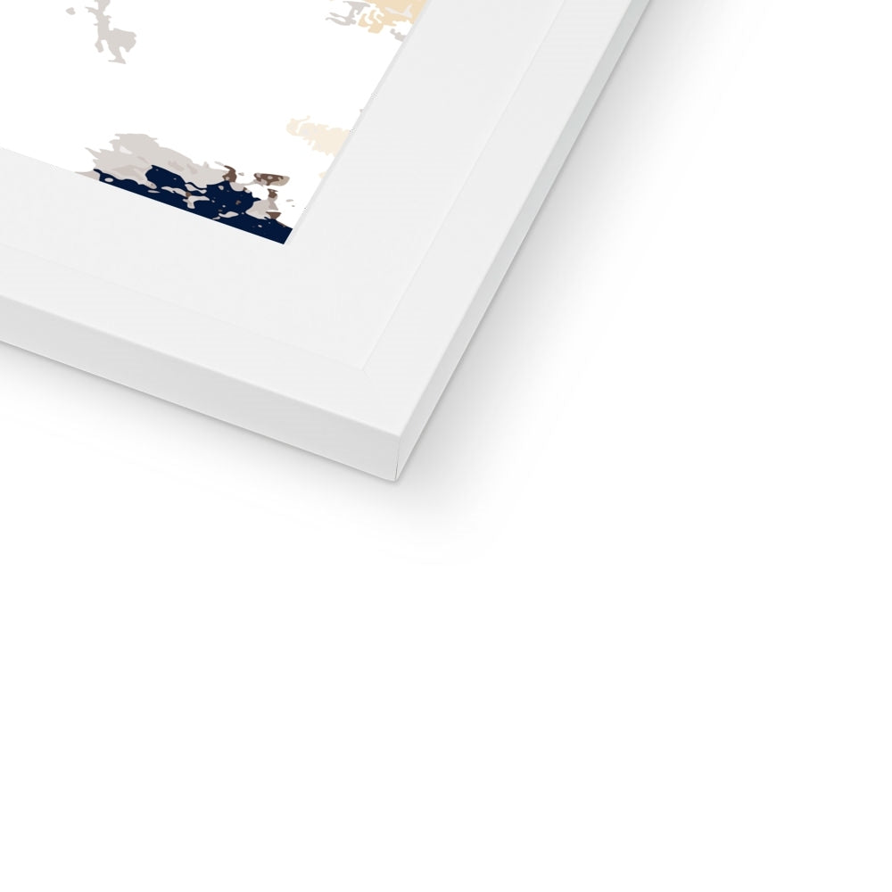 Framed Graphic Art Print, White Mat - 6x8, 8x12, 11x14, 12x16, 16x20, 18x24, 20x28 inches | FPV-1160-7692