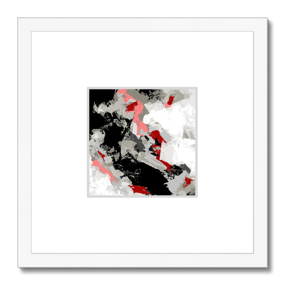 Framed Graphic Art Print, Faux Mat - 12x12 inches | FMS-1190-7690