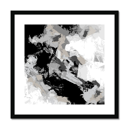 Framed Graphic Art Print, White Mat - 8x8 12x12 16x16 20x20 24x24 28x28 inches | FPS-1200-7690