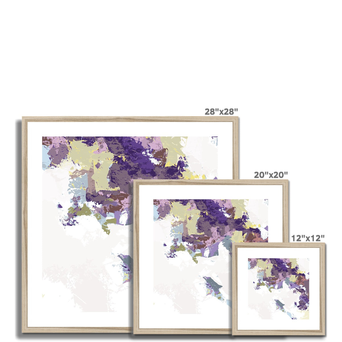 Framed Graphic Art Print, White Mat - 8x8 12x12 16x16 20x20 24x24 28x28 inches | FPS-1140-7693