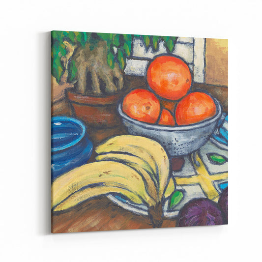 Slim Canvas Fine Art Print - Bonsai Still Life - 6x6 inches