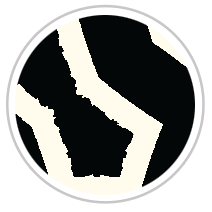 Black & Pale Cream #1013-392