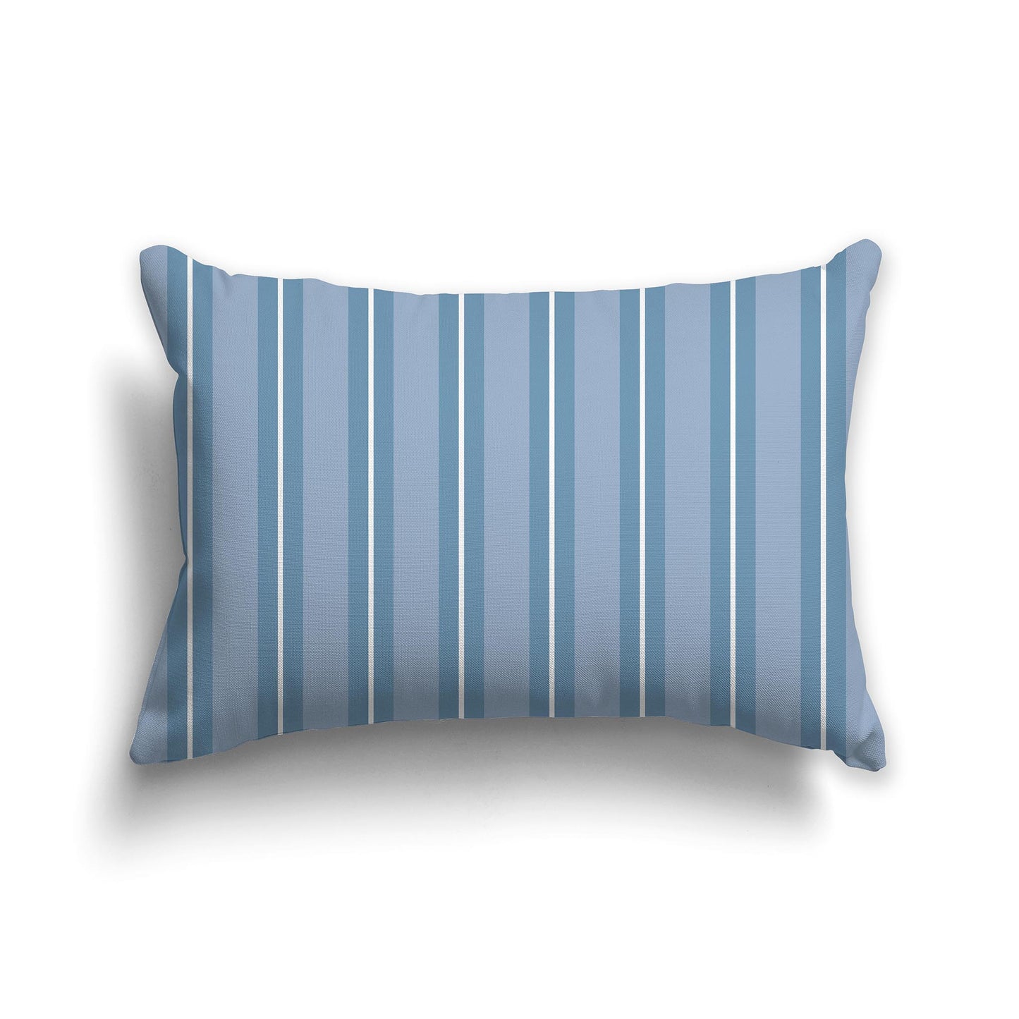 Lumbar Throw Pillow with Multistripe Bars