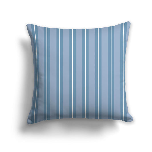 Square Throw Pillow with Multistripe Bars