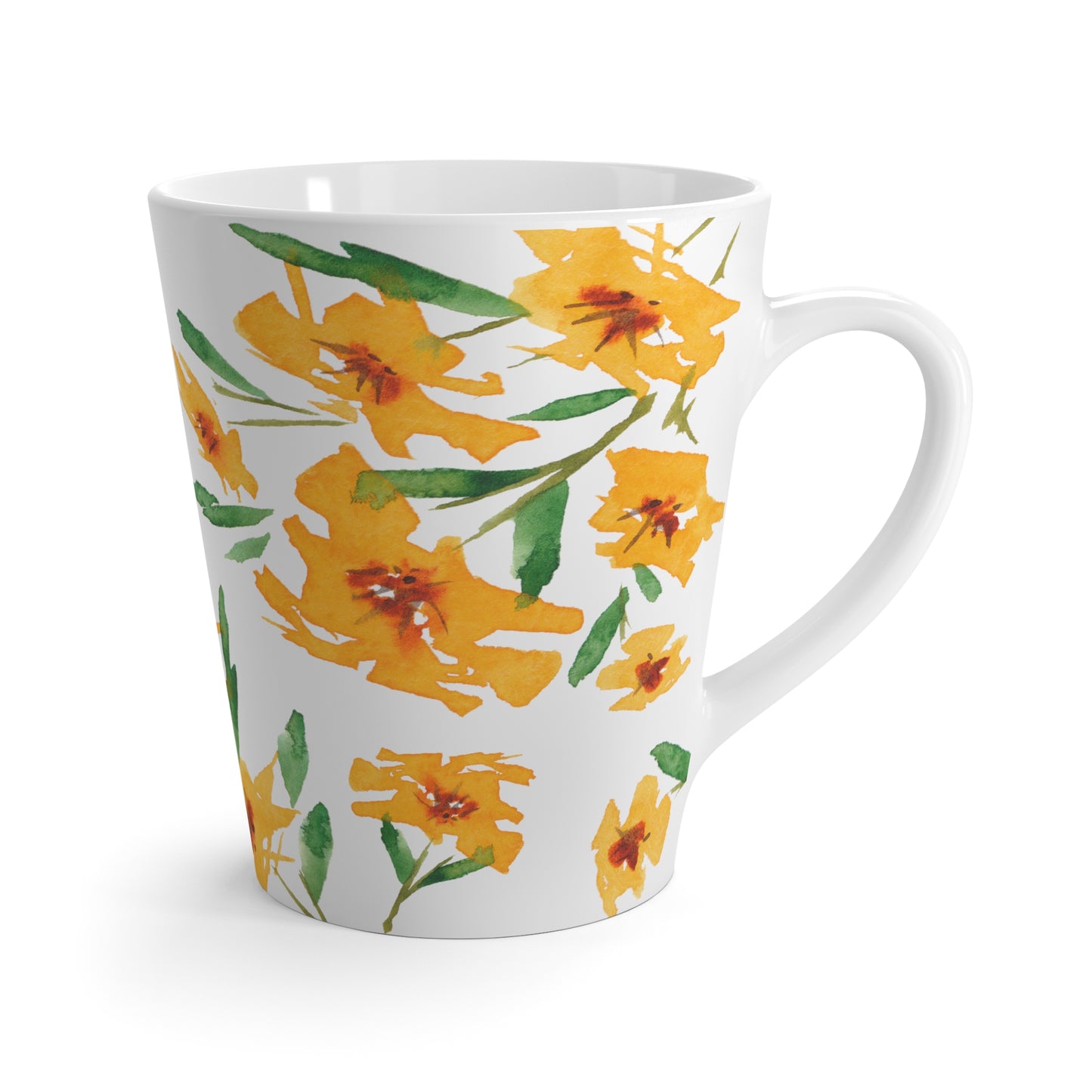 12oz Fine Art Watercolor Latte Mug | LM-1314