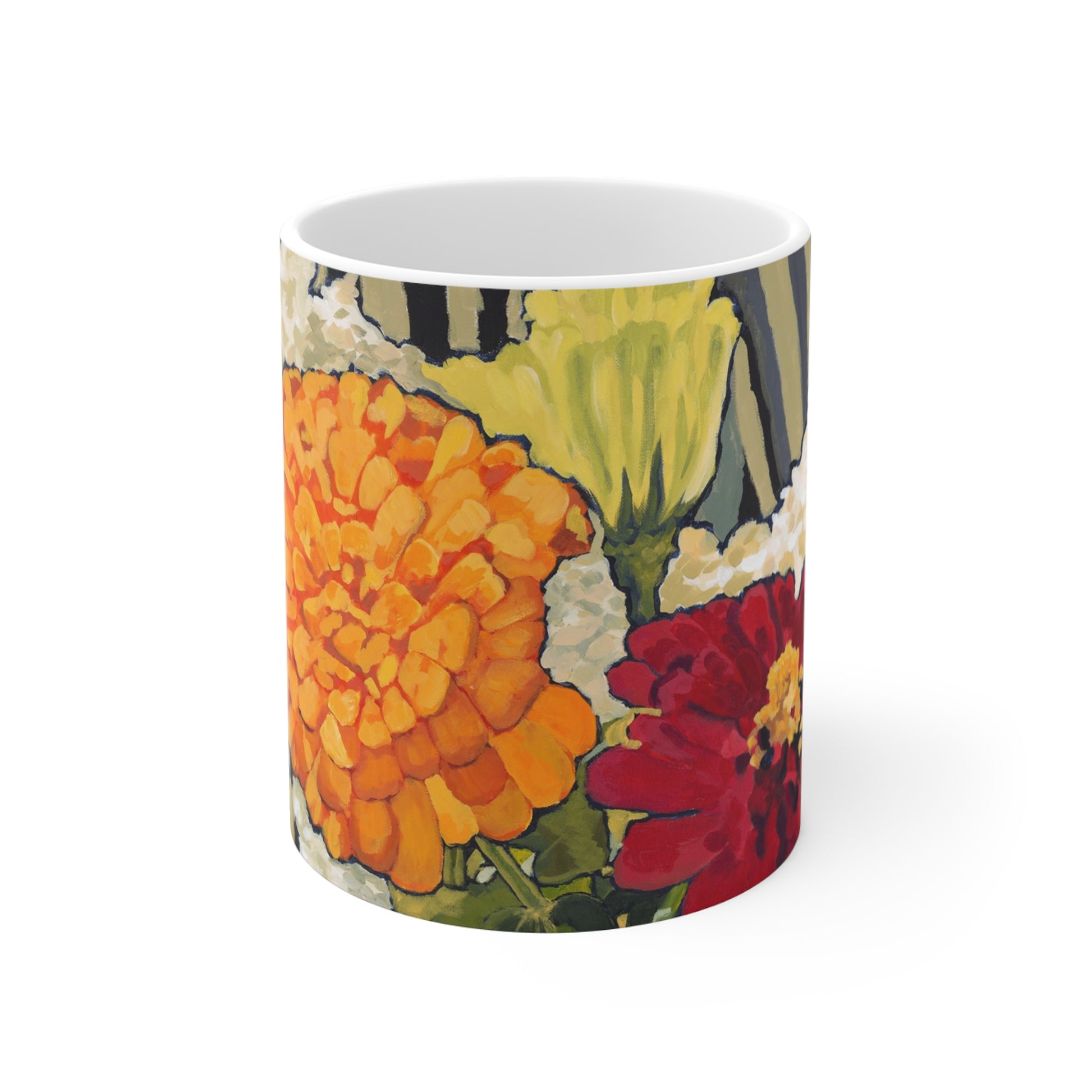 Hydrangea Garden Fine Art 11oz Ceramic Mug