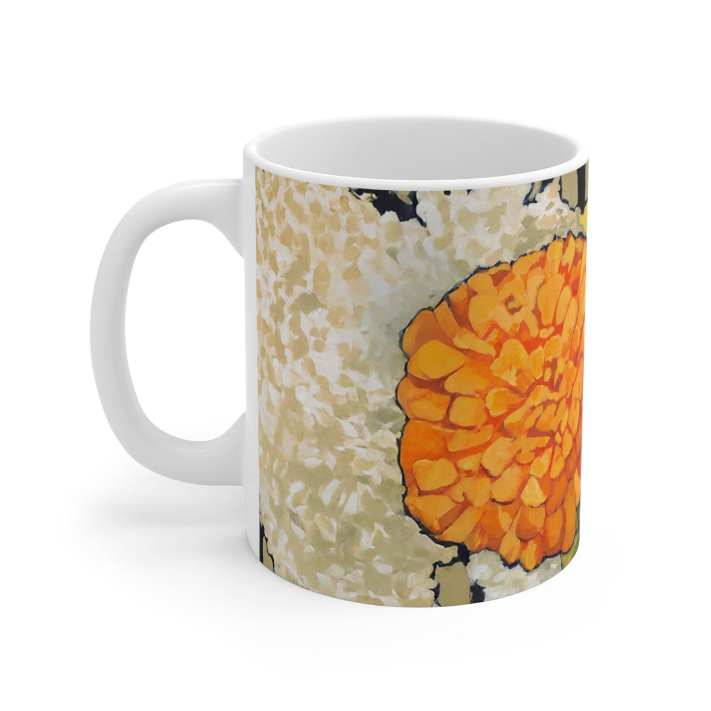 Hydrangea Garden Fine Art 11oz Ceramic Mug