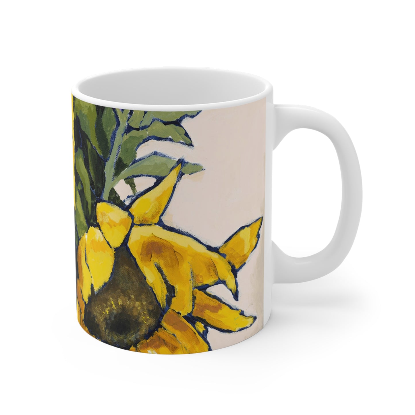 Sunflowers Fine Art 11oz Ceramic Mug