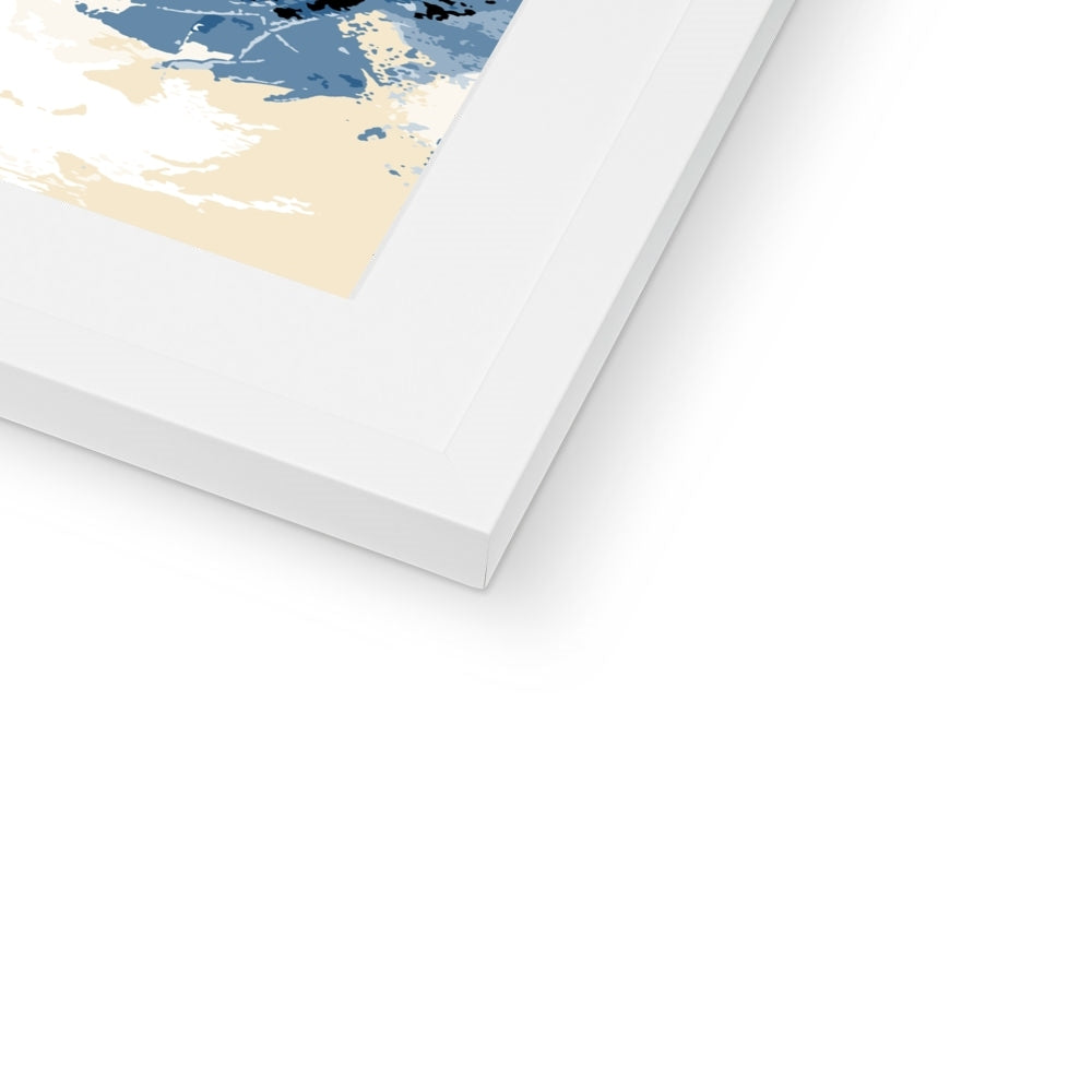 Framed Graphic Art Print, White Mat - 8x8 12x12 16x16 20x20 24x24 28x28 inches | FPS-1230-7693