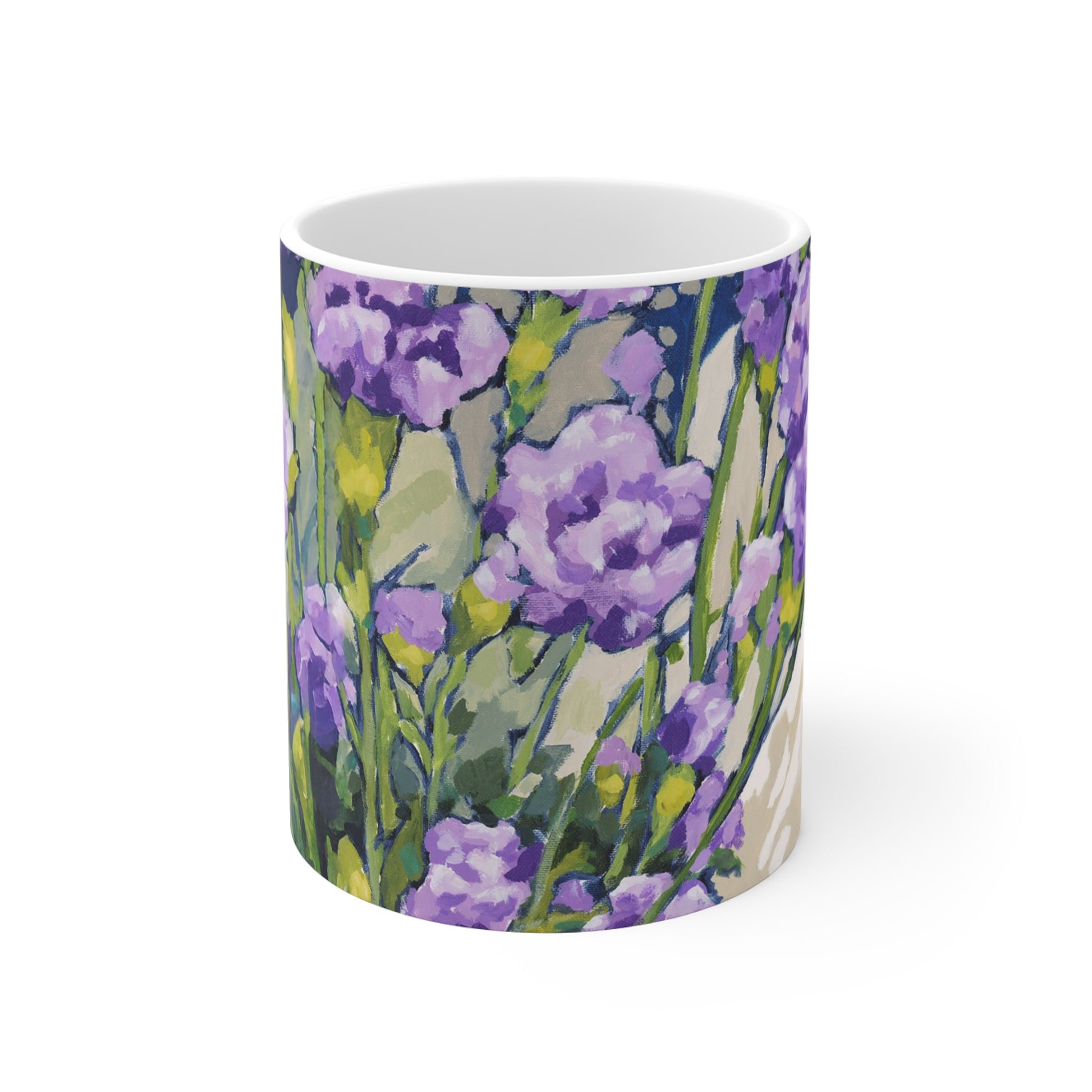 Mauve Carnations Fine Art 11oz Ceramic Mug
