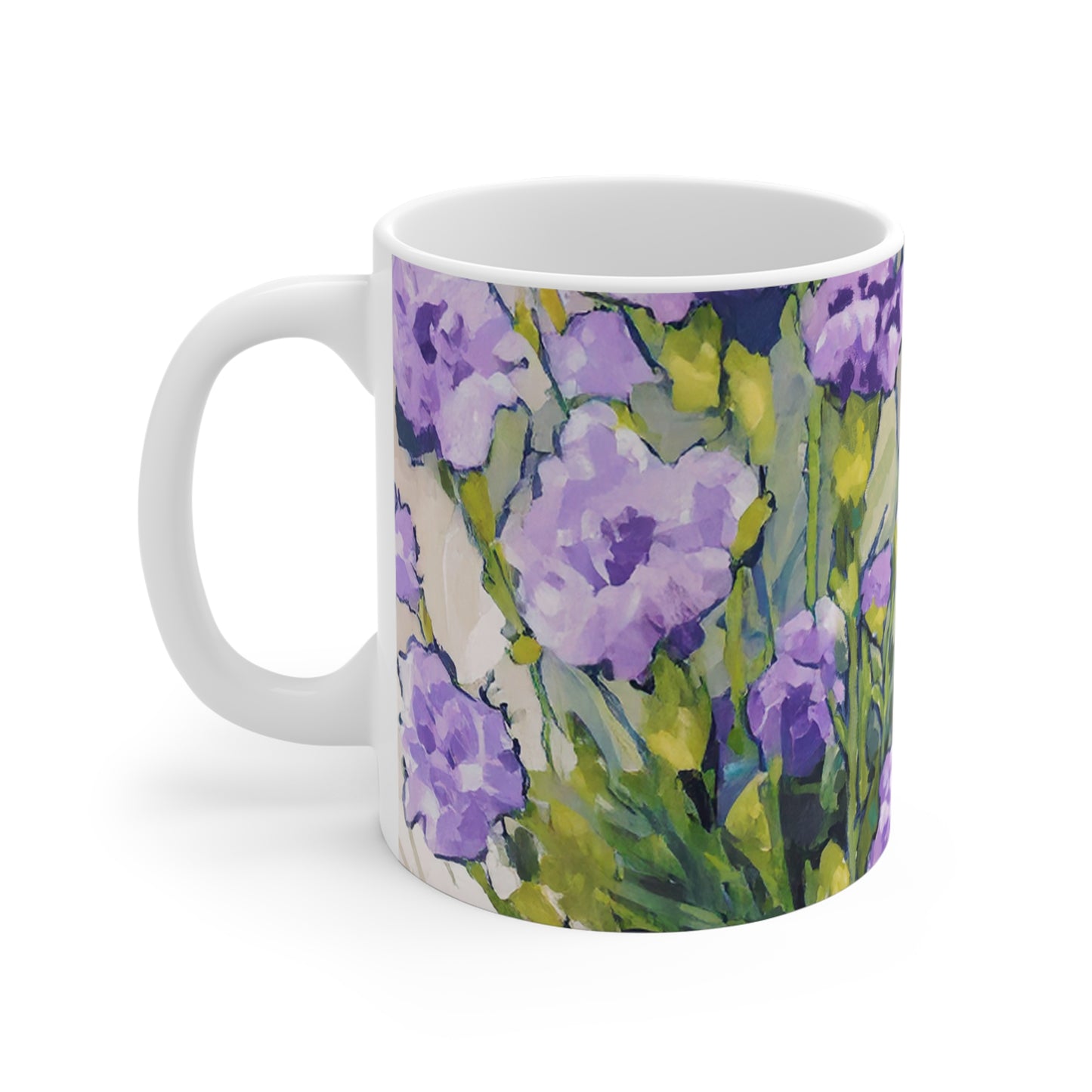 Mauve Carnations Fine Art 11oz Ceramic Mug