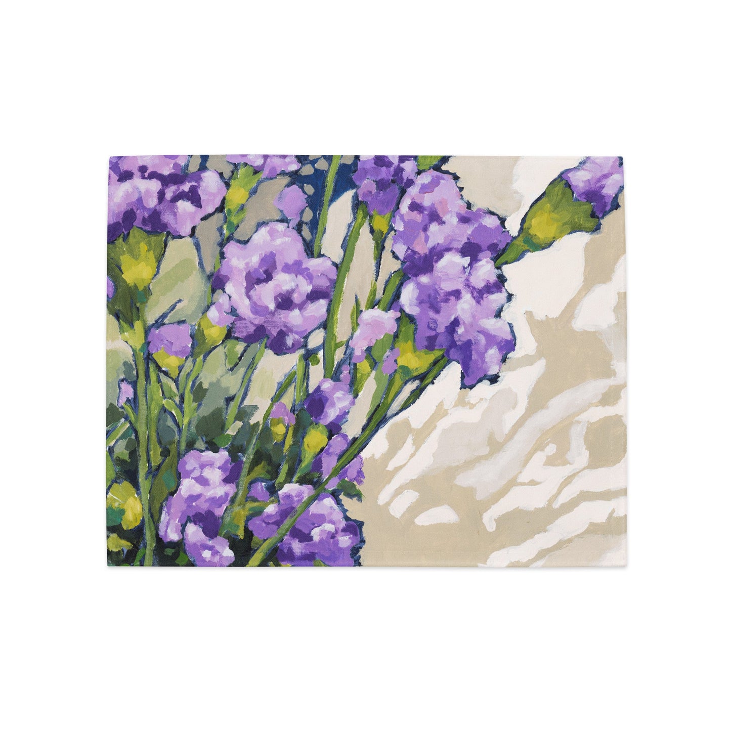 Mauve Carnations — Fine Art Polyester Placemats — 4-Pc Set #PSFL-1070