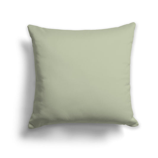 Square Throw Pillow in Solid Green