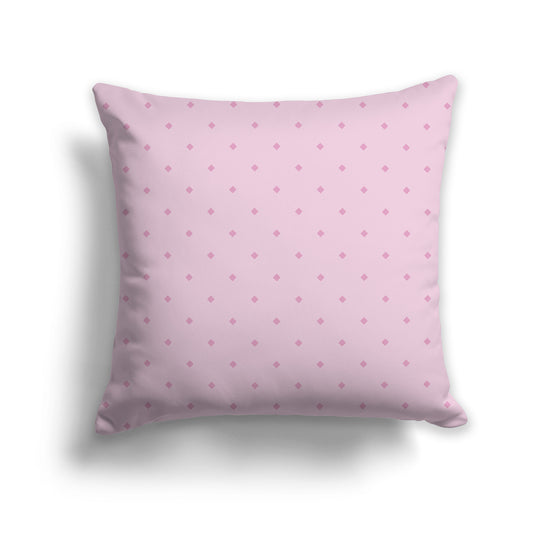 26 inch Throw Pillow with Large Two-tone Pink Diamond Pattern