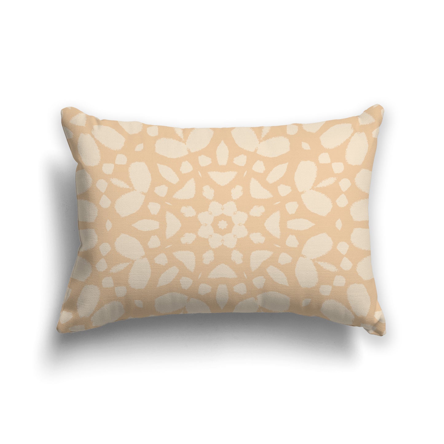 Throw Pillow with Circular Two-tone Tan Graphic on Both Sides #CUSP-1091-182
