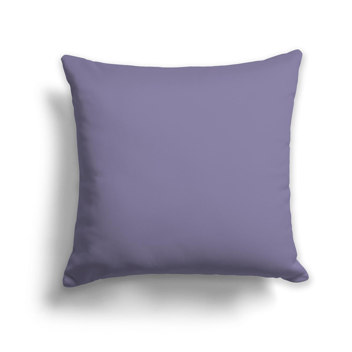 Square Throw Pillow in Solid Medium Purple