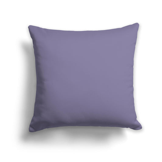 Square Throw Pillow in Solid Medium Purple