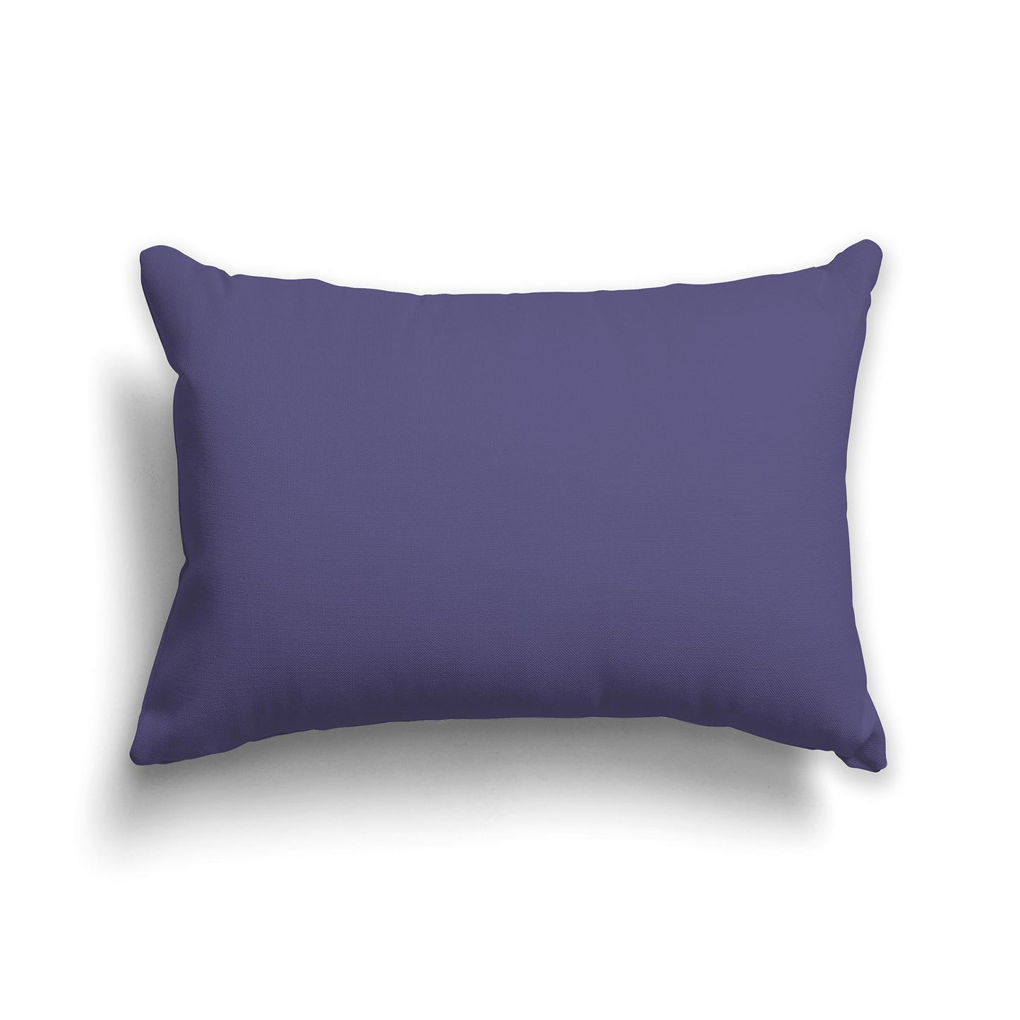 Lumbar Throw Pillow in Solid Light Purple